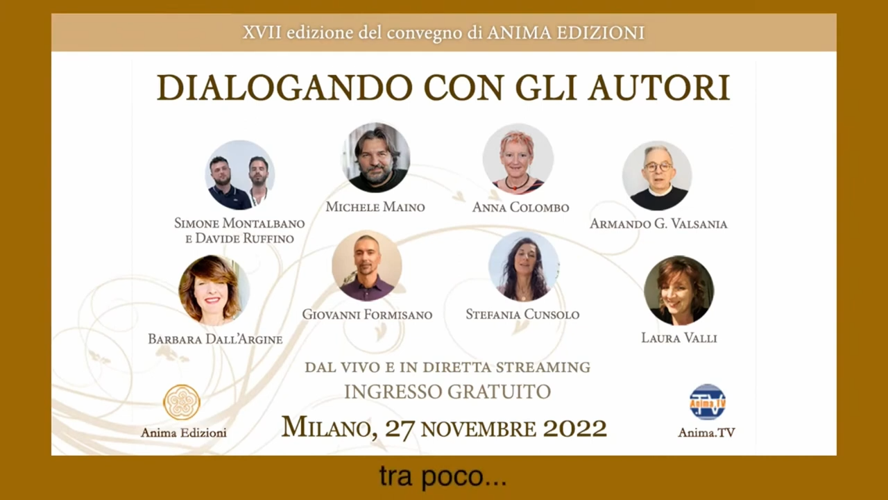 Convegno di Anima Edizioni Nov 2022 Anna Colombo “Viaggio energetico dentro di noi”